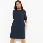 Платье Виртуальные будни (blue lace). Состав: 60% полиэстер, 37% вискоза, 3% спандекс