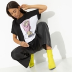 Футболка Ты в деле (black). Состав: 65% п/э, 30% вискоза, 5% стрейч