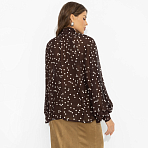 Блуза Привлекаю удачу (американо). Состав: 100% полиэстер