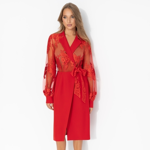 Платье Мечта миллионера (цвет страсти) 