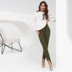 Брюки Делаю шаг вперёд. Состав: 60% вискоза, 35% нейлон, 5% спандекс