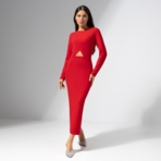 Платье Королева бала (red). Состав: 95% п/э, 5% эластан