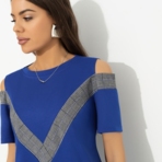 Брючный комплект Нешуточная конкуренция (blue, 2 в 1). Состав: 65% полиэстер, 30% вискоза, 5% спандекс