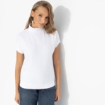 Водолазка Нота нежности (белая). Состав: 65% п/э, 30% вискоза, 5% стрейч