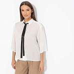 Блуза Работаю красиво (white). Состав: 100% п/э