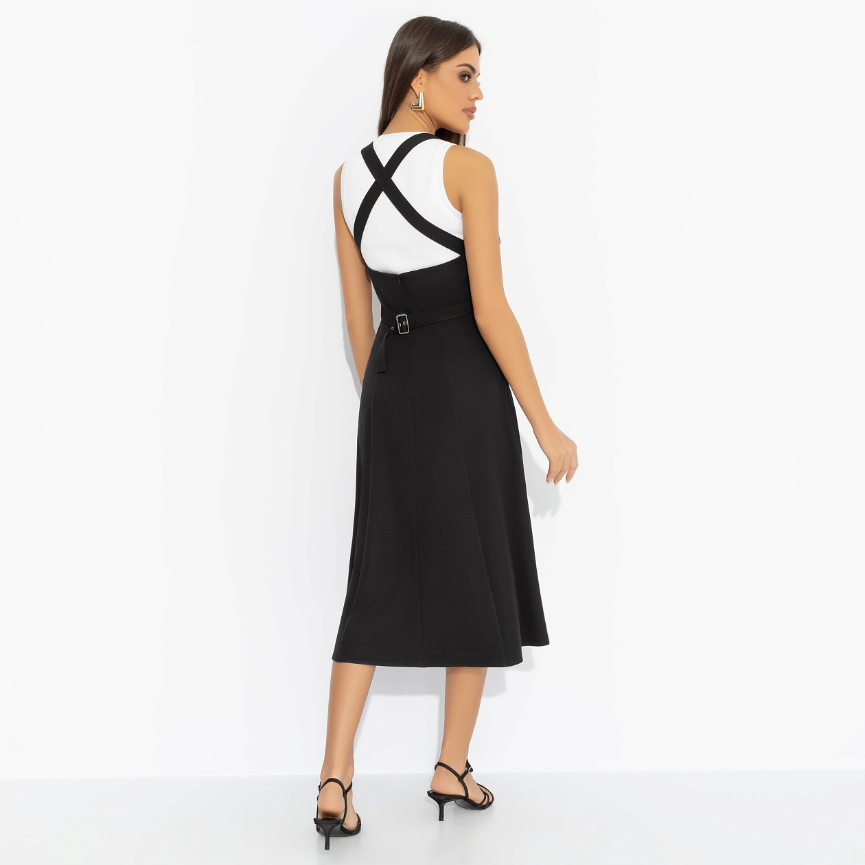 Сарафан Смелее, чем вчера (с поясом). Состав: 95% полиэстер, 5% эластан