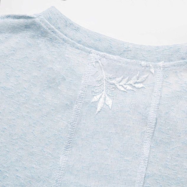 Футболка Буду тебе сниться (голубой меланж) 