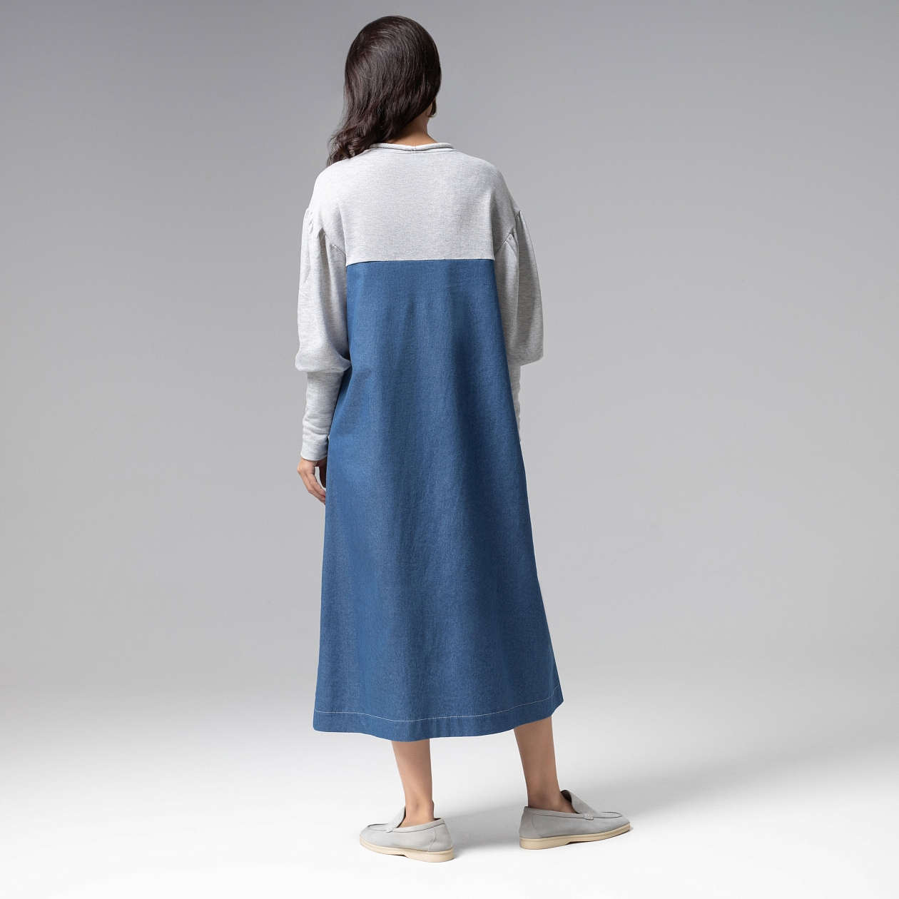 Платье Блеск будней. Состав: 65% хлопок, 30% п/э, 5% спандекс