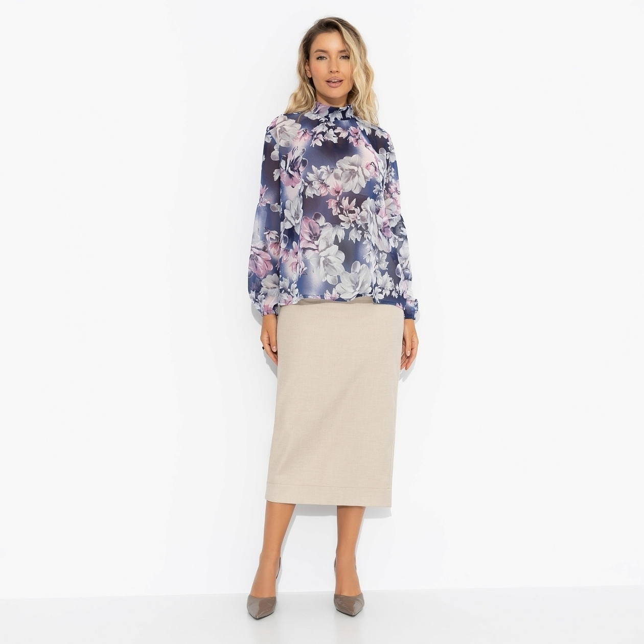 Блуза Драма в деталях (романтика). Состав: 100% п/э