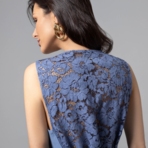 Идеал для всех (синий). Состав: 35% п/э, 30% вискоза, 30% хлопок, 5% спандекс