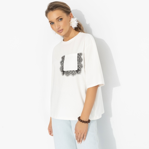 Футболка На стильной волне (белая) 