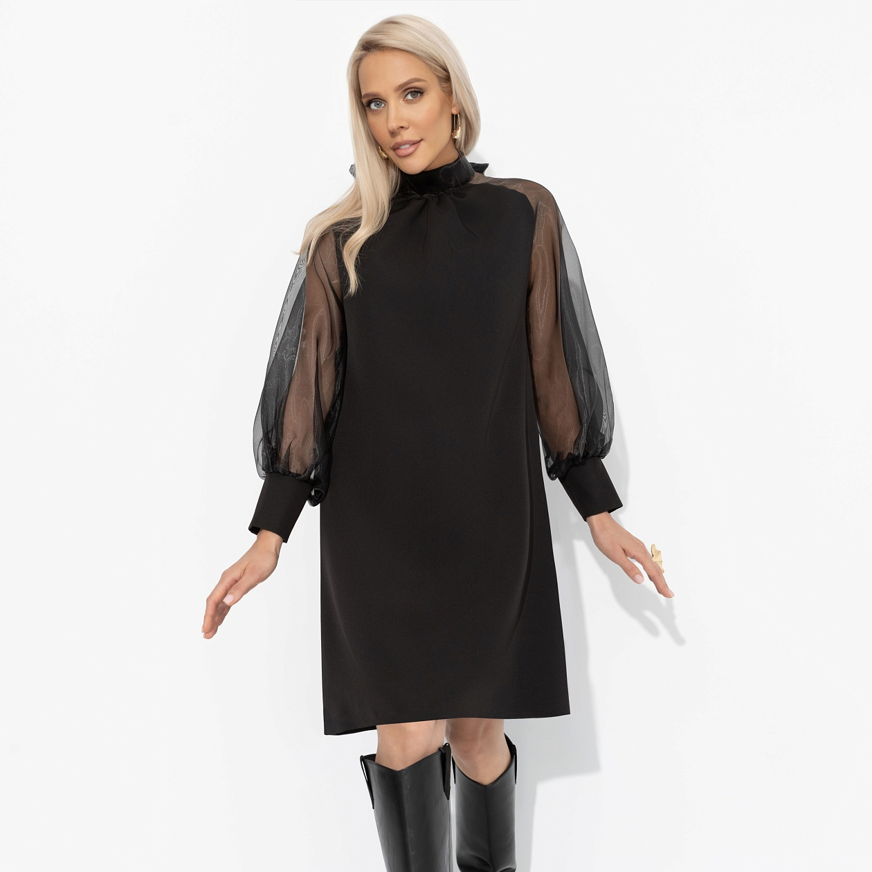 Платье Леди элегант (магия). Состав: 95% п/а, 5% эластан