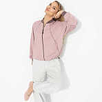 Бомбер Нас не догонят (пыльная роза). Состав: 65% п/э, 30% вискоза, 5% спандекс