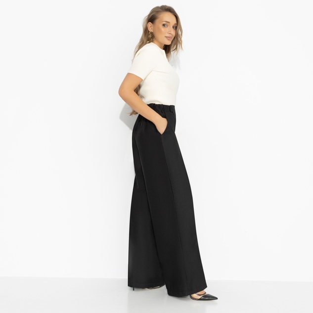 Брюки Минимализм с акцентами (чёрные) 