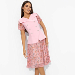 Костюм с юбкой Сияние уверенности (2 в 1). Состав: 98% п/э, 2% спандекс