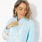 Смелое решение (бирюзовая). Состав: 68% п/э, 27% вискоза, 5% спандекс