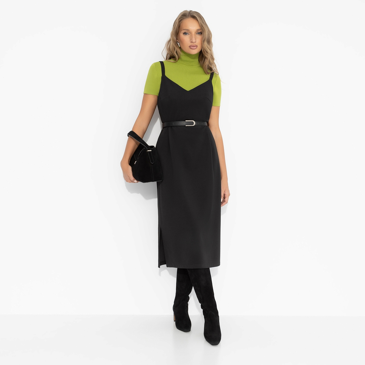 Сарафан Для важных свиданий. Состав: 75% полиэстер, 20% вискоза, 5% эластан