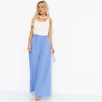 Брюки Легкость льна (голубые). Состав: 65% лен, 35% п/э