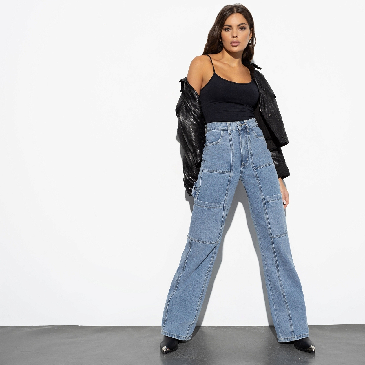 Ankona (middle blue). Состав: 100% хлопок