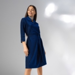 Платье Модная реализация (с поясом). Состав: 95% полиэстер, 5% эластан