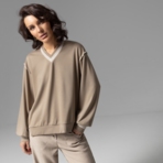 Успех в руках (бежевый). Состав: 65% полиэстер, 30% вискоза, 5% спандекс