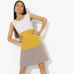 Платье Деликатная смелость (colored). Состав: 80% п/э, 15% лен, 5% эластан