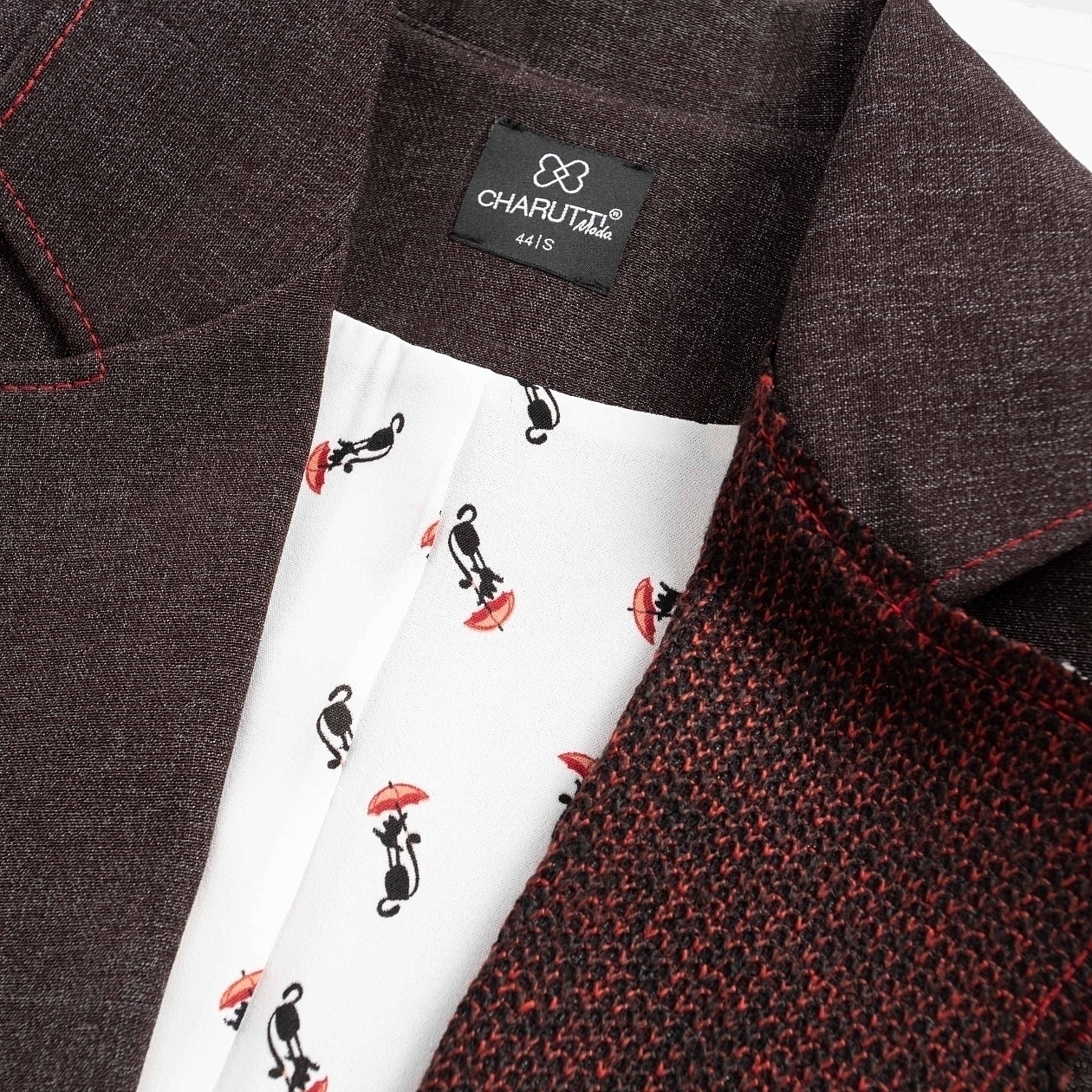 Жакет Стильно независима (фэшн). Состав: 65% п/э, 30% вискоза, 5% спандекс