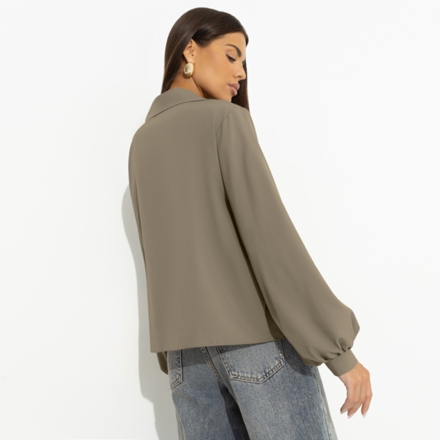 Блуза Личные границы (зеленый чай) 