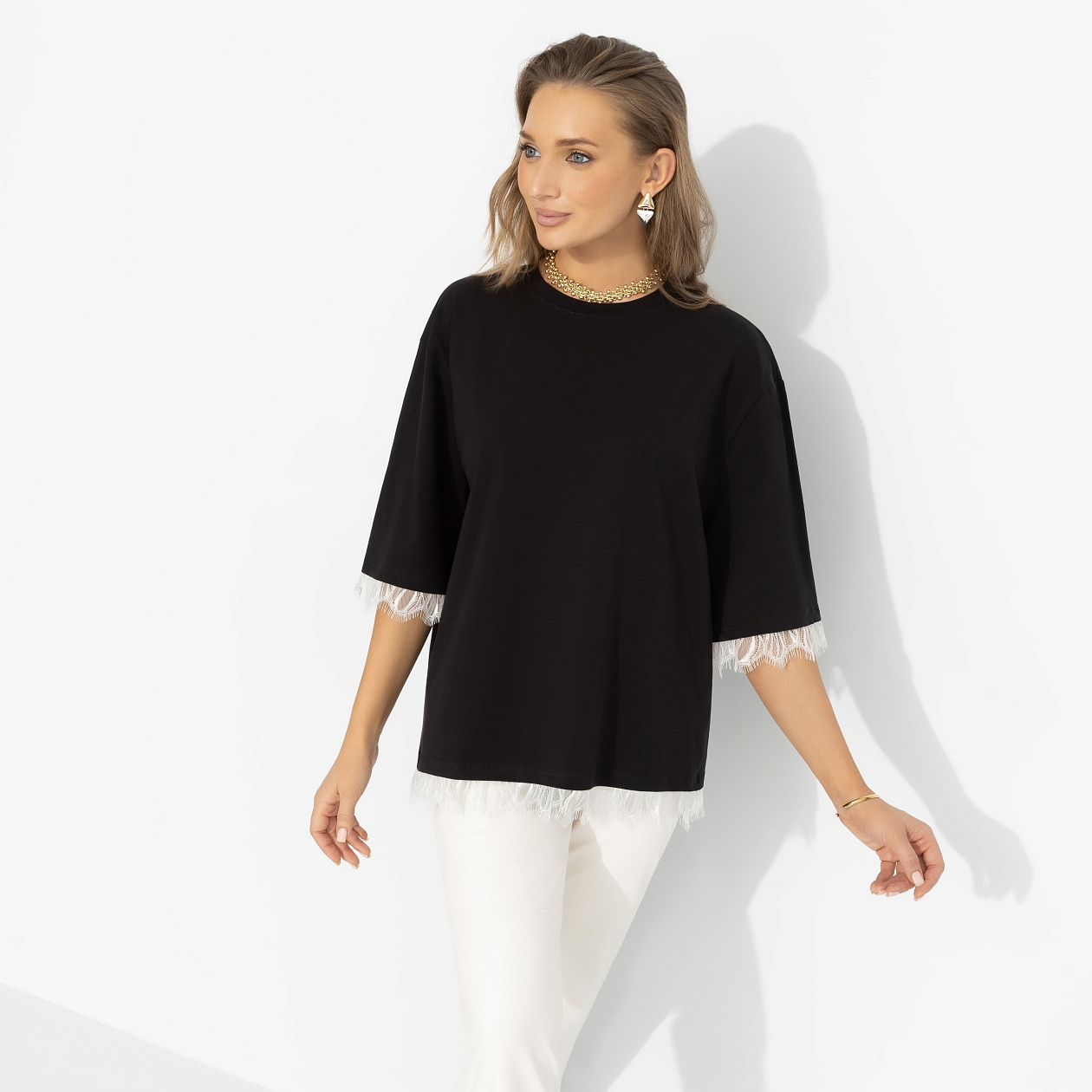 Футболка Красота комплимента. Состав: 95% хлопок, 5% лайкра