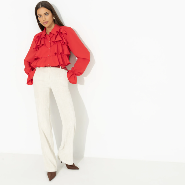 Блуза Гипнотический стиль (красная) 