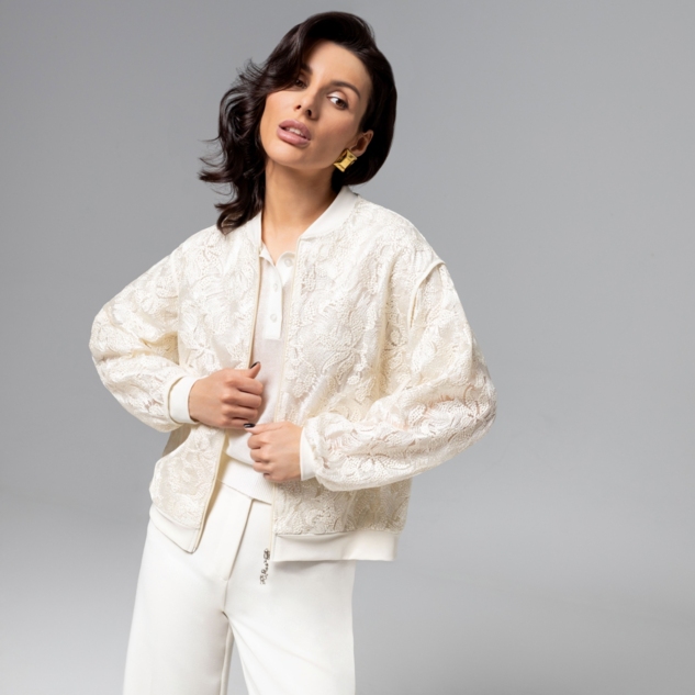 Бомбер Секрет смелости (айвори) 