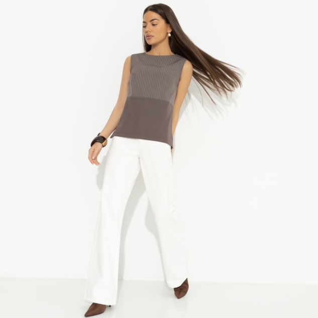 Блуза Кейт Мосс отдыхает (brown) 