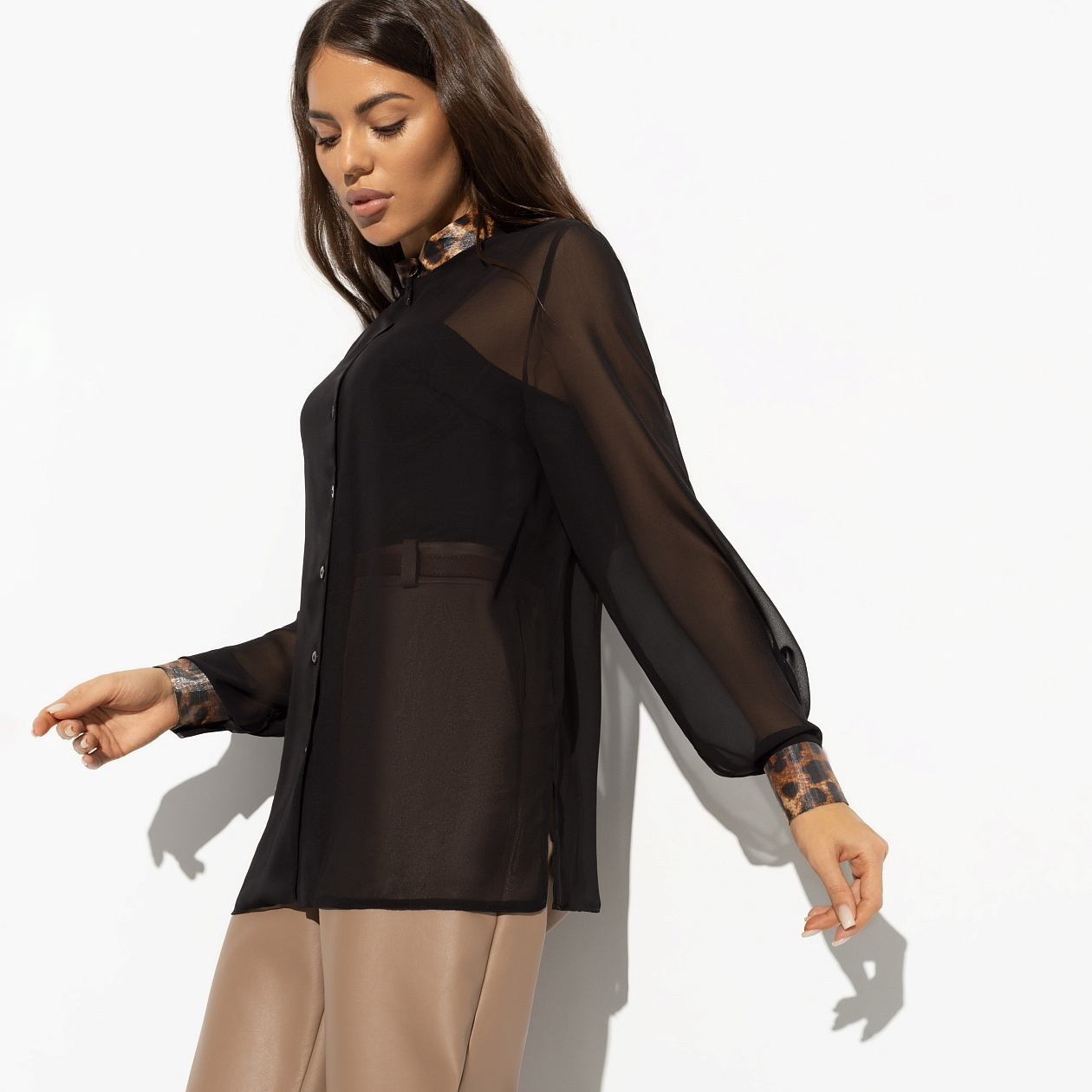 Блуза Модное притяжение. Состав: 100% п/э