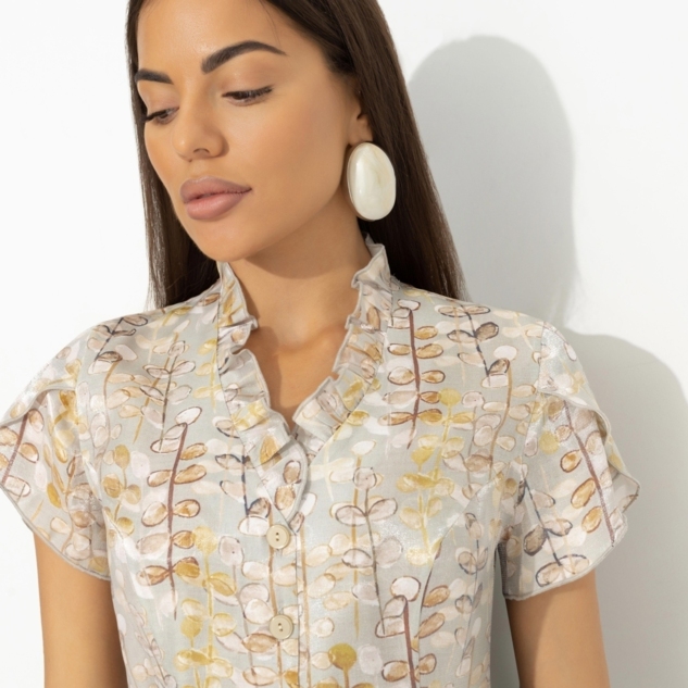 Блуза Лёгкий шик, тяжёлый эффект 