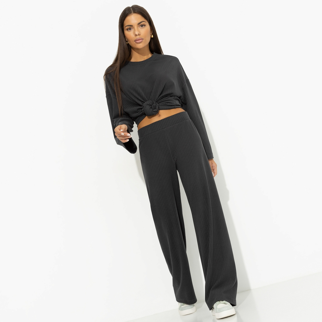 Брюки Сладкое воспоминание. Состав: 40% п/э, 35% вискоза, 20% акрил, 5% спандекс