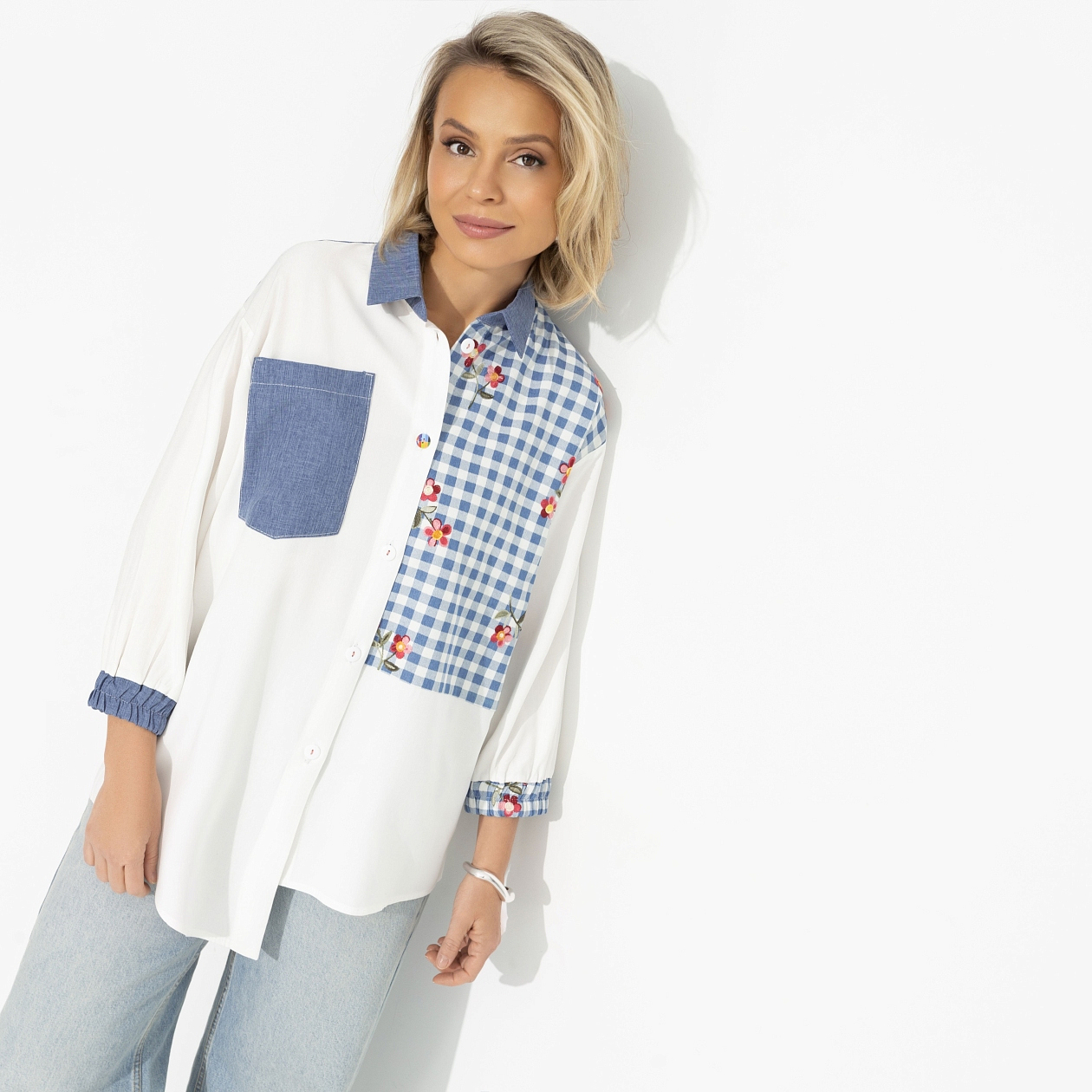 Жемчужина образа (white). Состав: 50% вискоза, 30% хлопок, 20% полиэстер