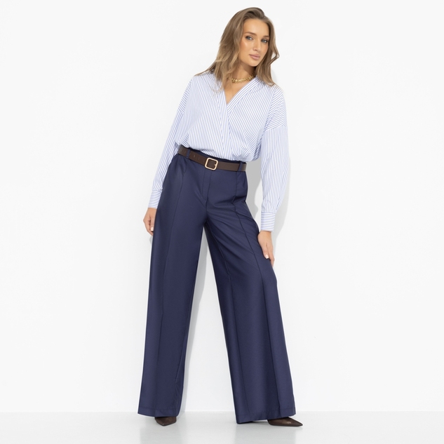 Брюки Минимализм с акцентами (синие) 