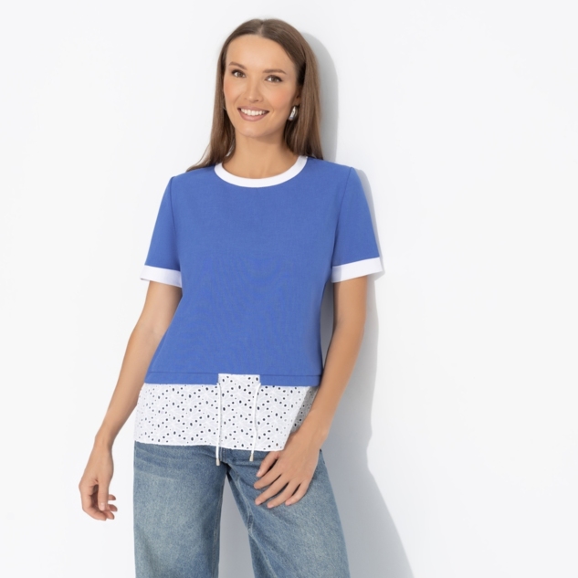 Футболка Романтика с перчинкой (синяя) 