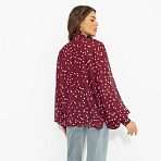 Блуза Привлекаю удачу (бордо). Состав: 100% полиэстер