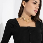 Блуза Аппетитные формы (магия черного, с поясом). Состав: 60% полиэстер, 35% вискоза, 5% спандекс