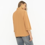 Блуза Твой личный тренд (бежевая). Состав: 96% полиэстер, 4% эластан