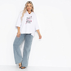 Футболка Раздать стиля. Состав: 65% п/э, 30% вискоза, 5% стрейч