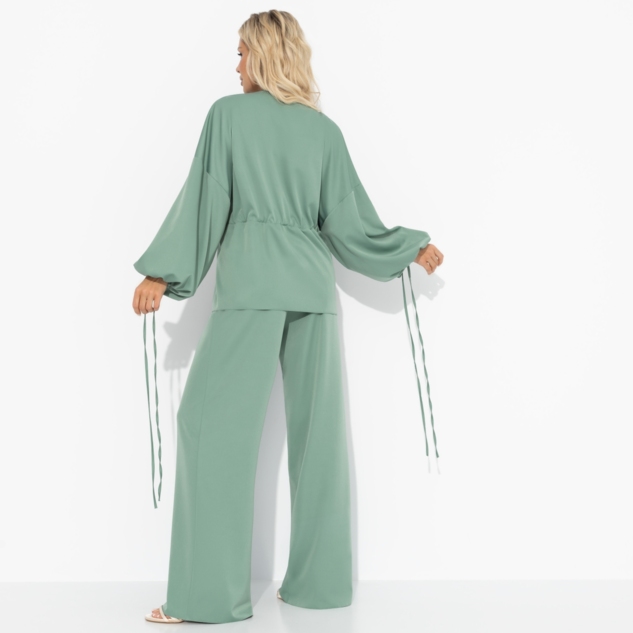 Брючный костюм Приручённый шик (3 в 1, мятный) 