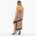 Платье Как Кейт Мосс (кофе). Состав: 97% полиэстер, 3% спандекс