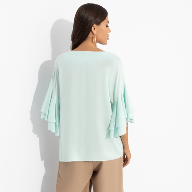 Блуза Молниеносная влюбленность (mint) 