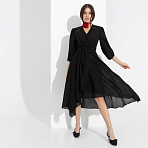 Платье Новая романтика (с поясом). Состав: 70% п/э, 30% хлопок