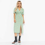 Платье Амур настиг (зеленое). Состав: 100% вискоза