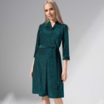 Платье Модная реализация (new, с поясом). Состав: 95% полиэстер, 5% эластан