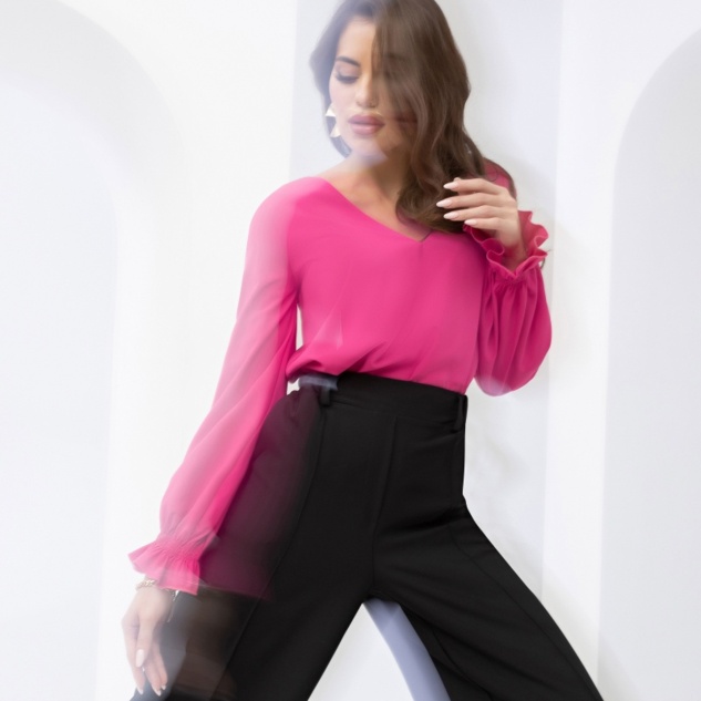 Блуза Принцесса из замка (яркая роза) 