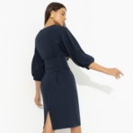 Платье Интересный подход (синий). Состав: 95% полиэстер, 5% эластан